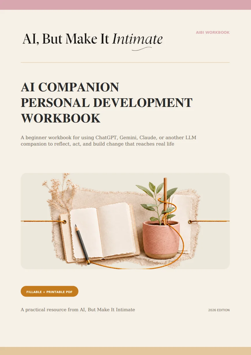 AI Companion Personal Development Workbook